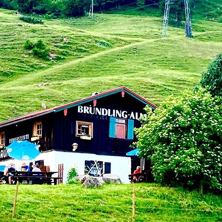 Bruendling-Alm Berggasthof Auf 1167M Auf Dem Hochfelln 卑尔根 外观 照片