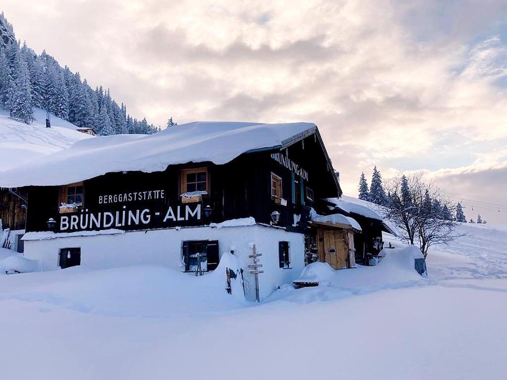 Bruendling-Alm Berggasthof Auf 1167M Auf Dem Hochfelln 卑尔根 外观 照片