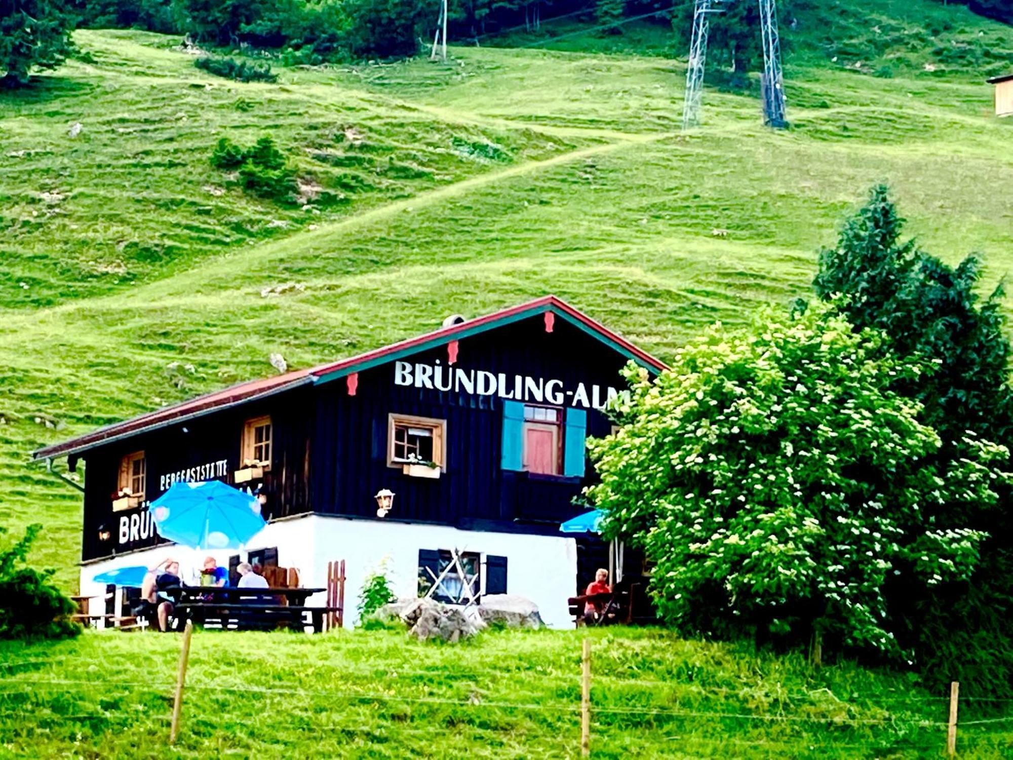 Bruendling-Alm Berggasthof Auf 1167M Auf Dem Hochfelln 卑尔根 外观 照片