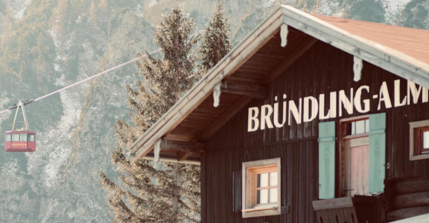 Bruendling-Alm Berggasthof Auf 1167M Auf Dem Hochfelln 卑尔根 外观 照片